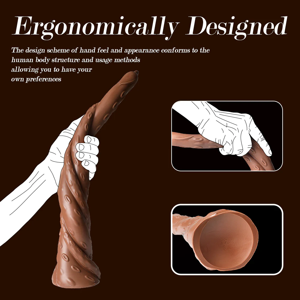 16 Inch Monster Spiral Design Super Long Dildo with Suction Base - Image 6