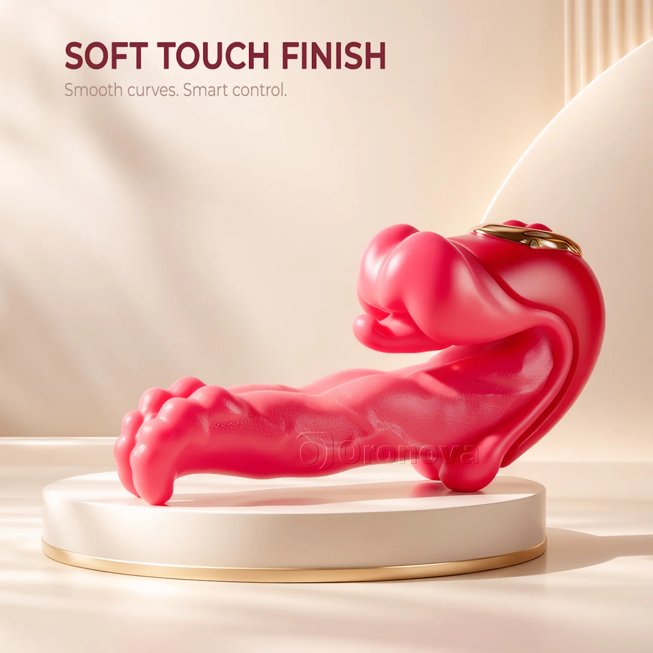 5-in-1 APP Controlled Rotating Tongue Vibrator with Heating & G-Spot Stimulation - Image 4