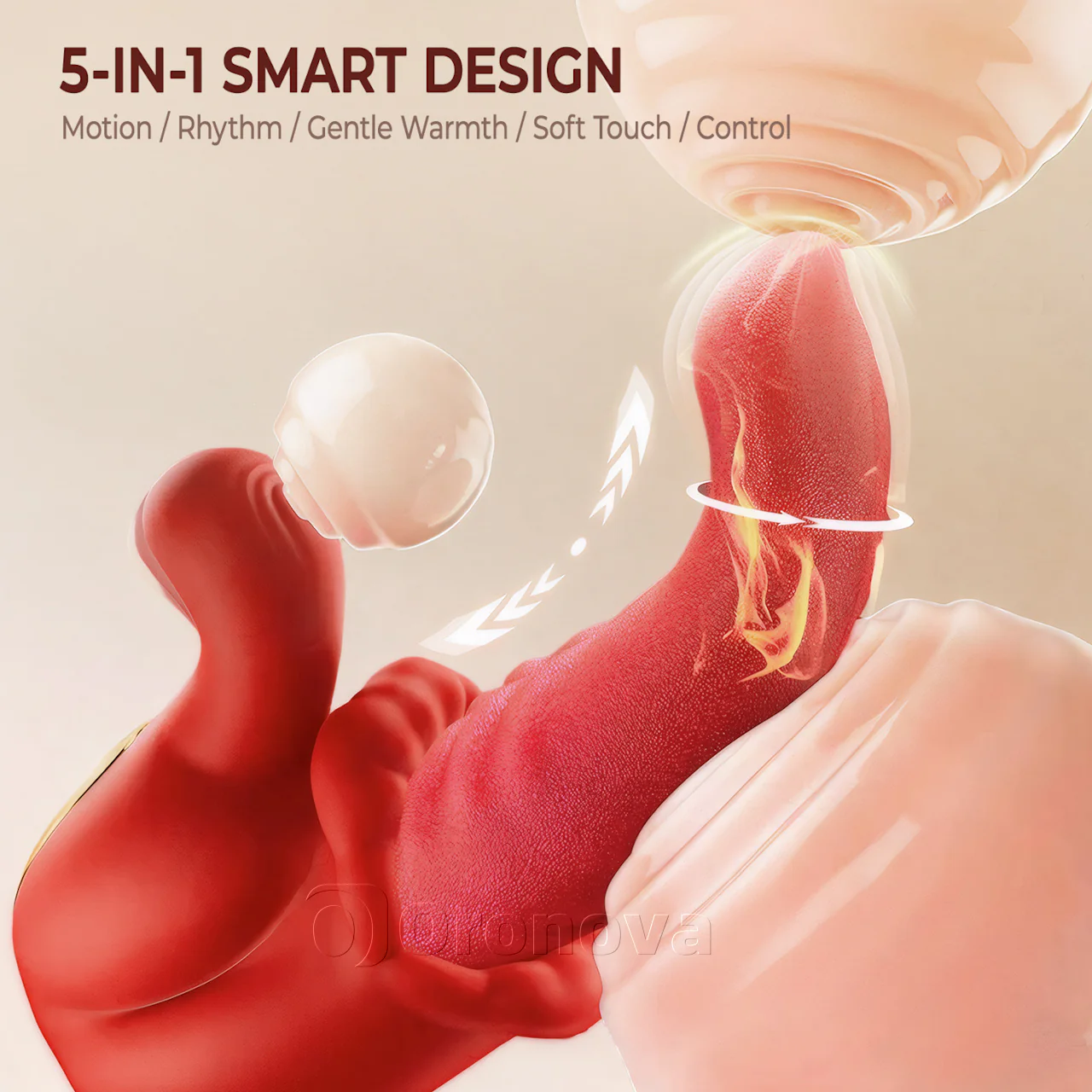 5-in-1 Full Control,Heating. Rotation. Thrusting. Licking. Vibration.Precision Meets Comfort. - Image 3
