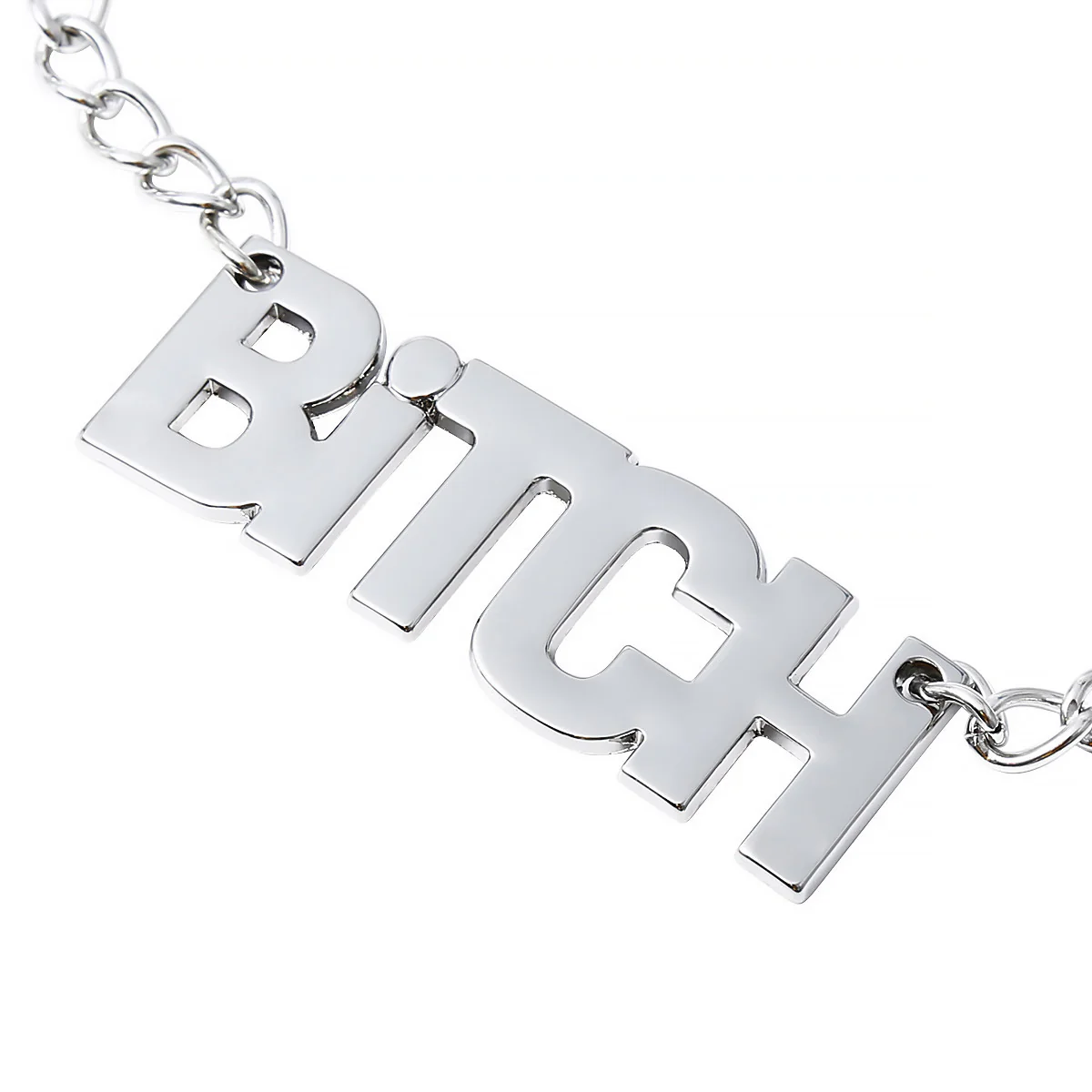 “Bitch” Nipple Clamps with Adjustable Silver Chain - Image 3