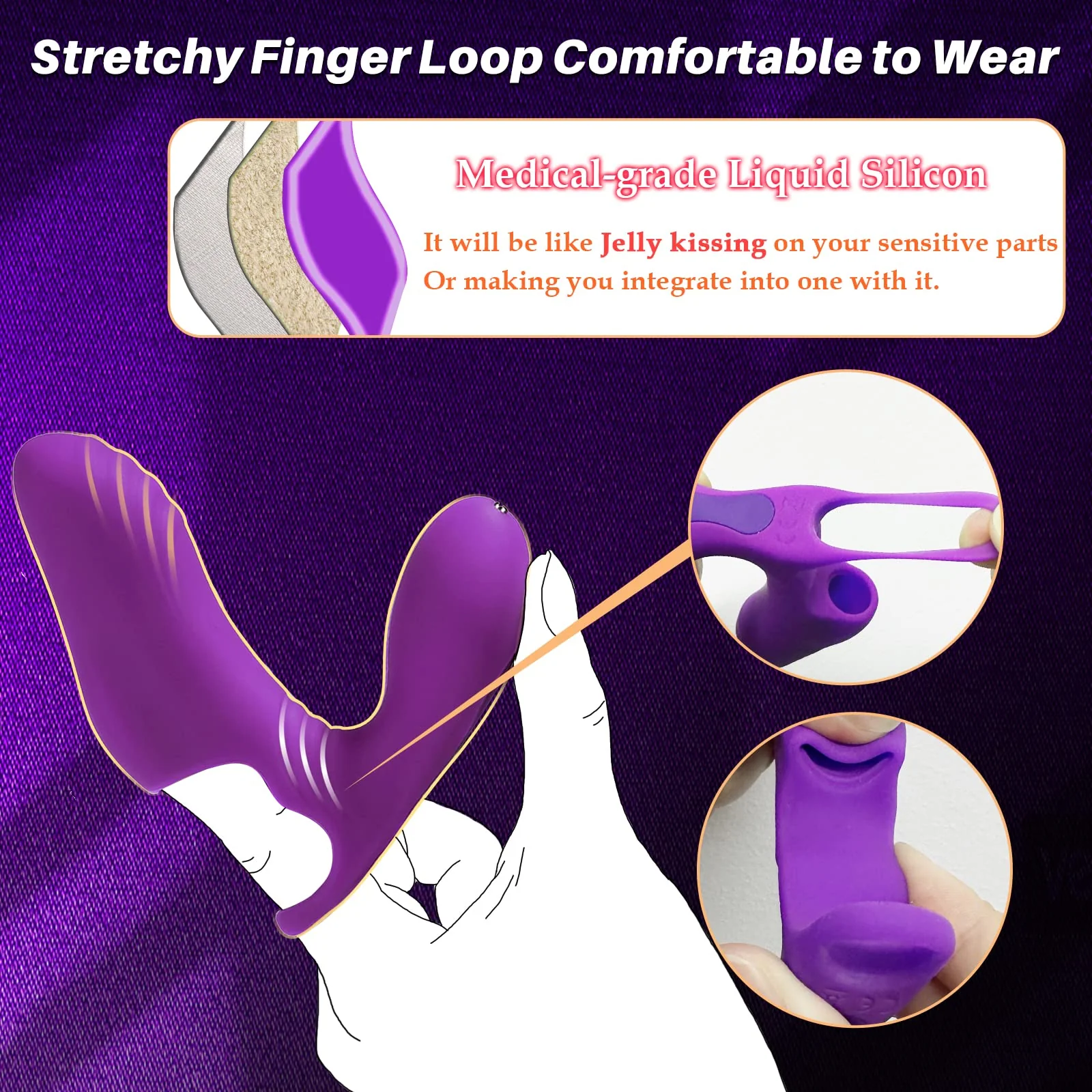 Finger G Spot Vibrator - Dual Vibrations - Image 3