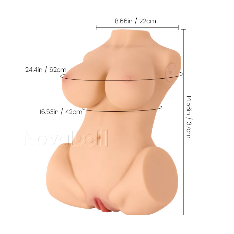 18LB Female Torso Doll with Suction & Vibrating Sensation - Image 9