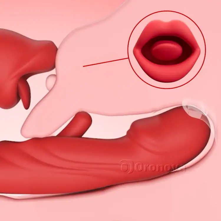 Flapping Clit Vibrator - Kissing Mouth & Vibration - Image 4