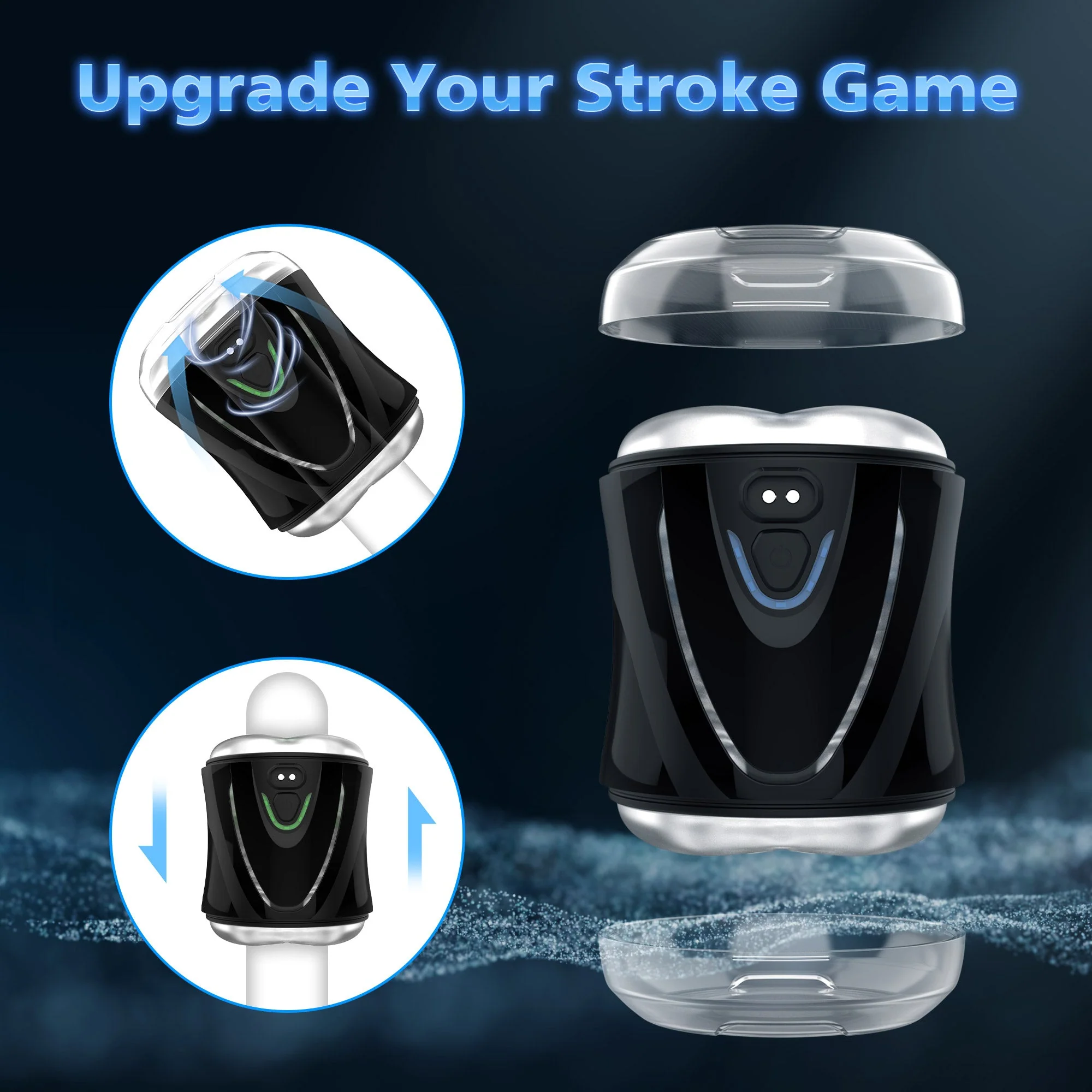 Male Vibrating Masturbator Cup - Image 4