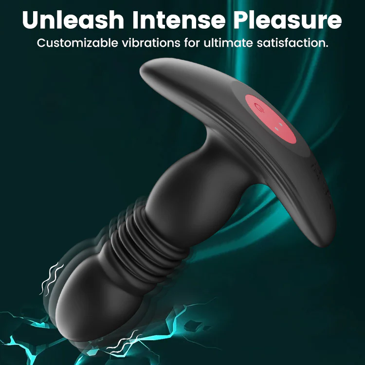 Multi-Speed Expanding Vibrating Anal Plug with Remote Control - Image 2