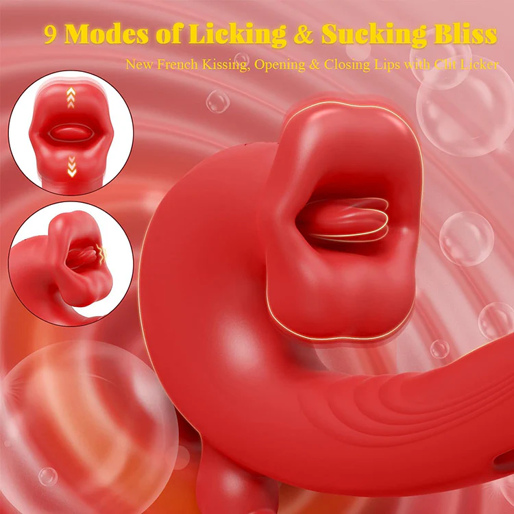Multi-Zone 5-in-1 Vibrator with App Control – Lick, Flap, Suck & Vibe - Image 9
