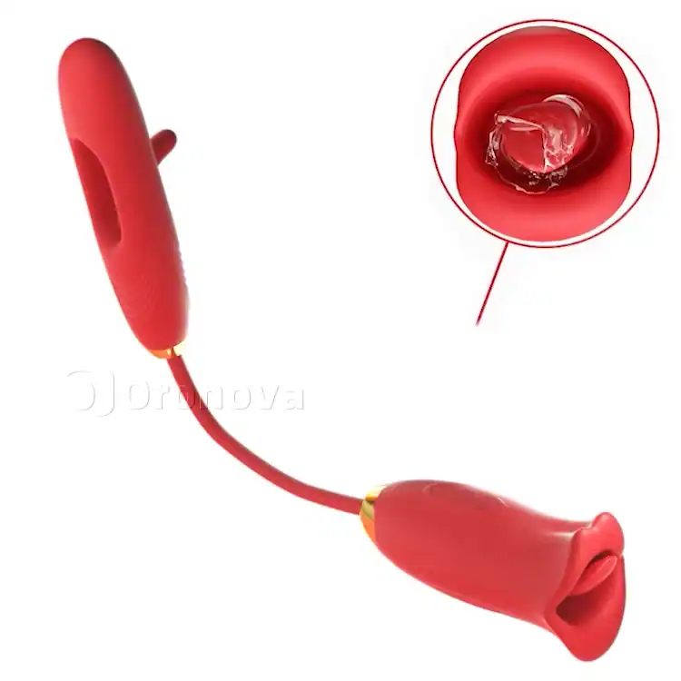 G Spot Flapping Vibrator with Kissing Function & Vibrating Tongue - Image 2