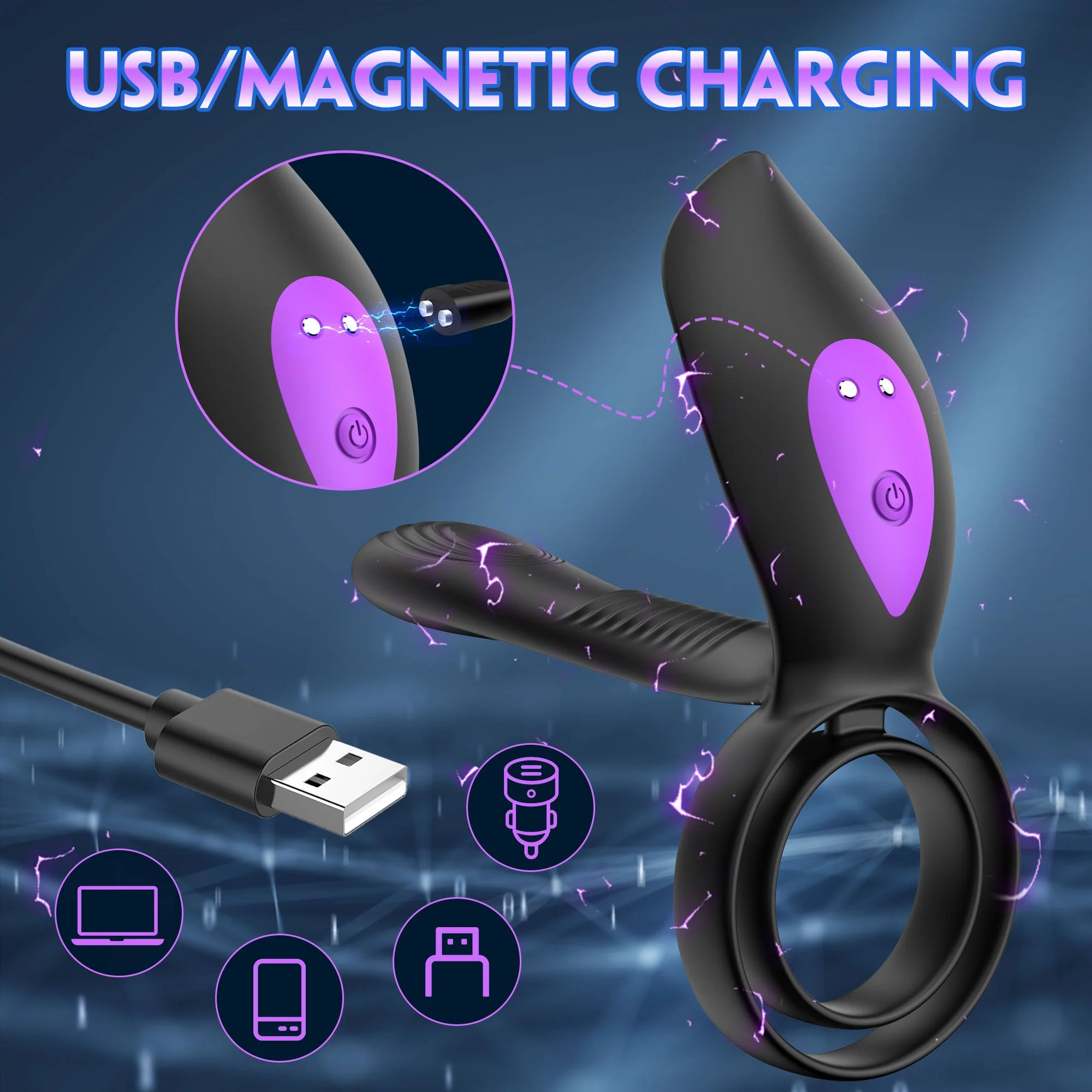 App Vibrating Cock Ring - Image 3