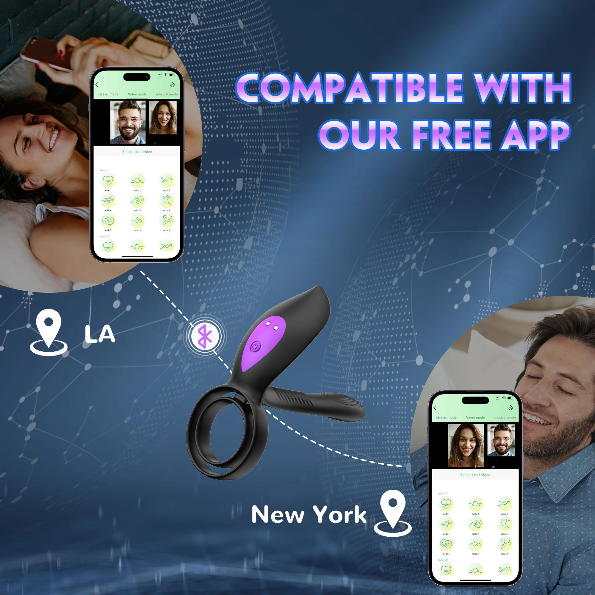 App Vibrating Cock Ring - Image 7