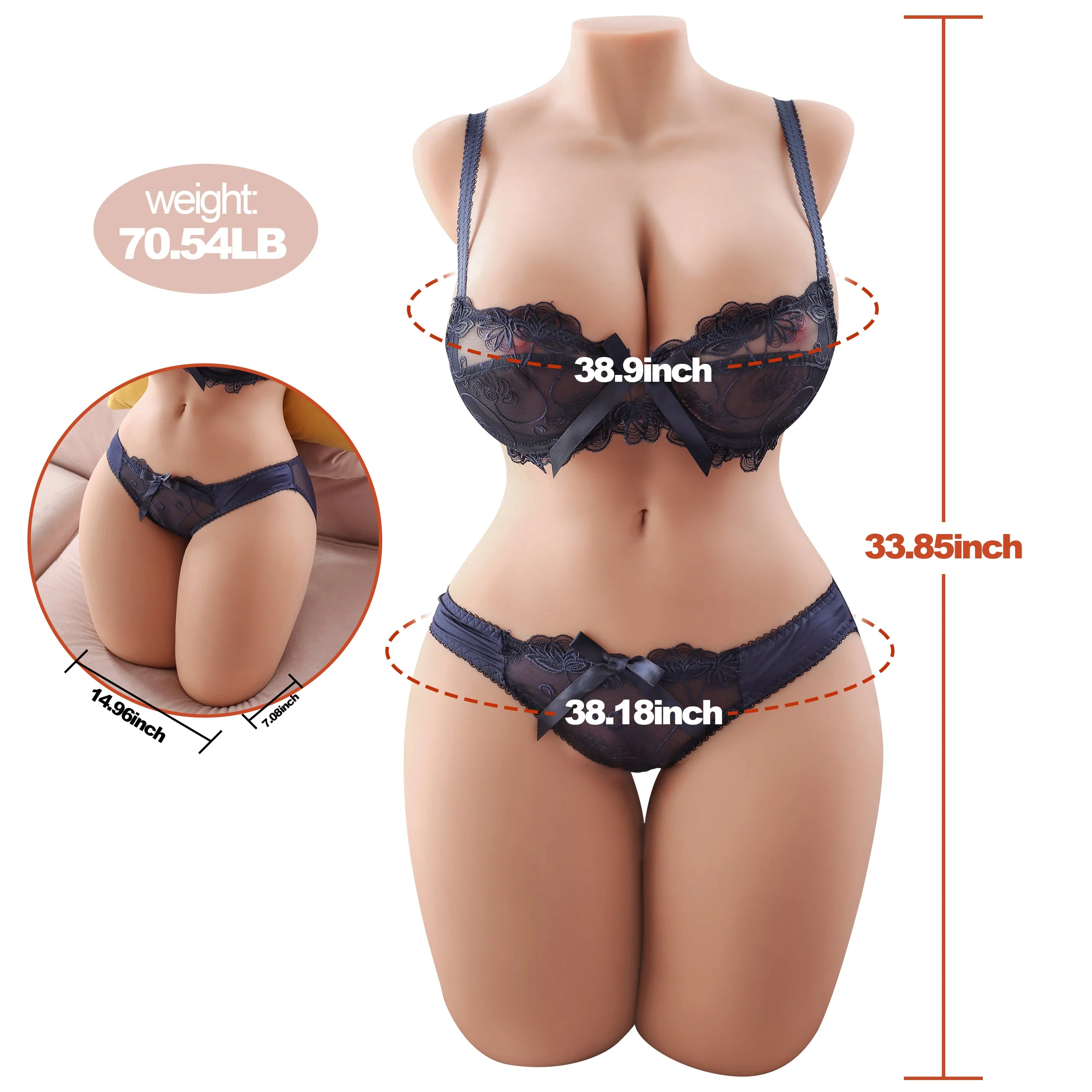 Sabrina - 72.6LB Realistic Sex Doll - Image 9