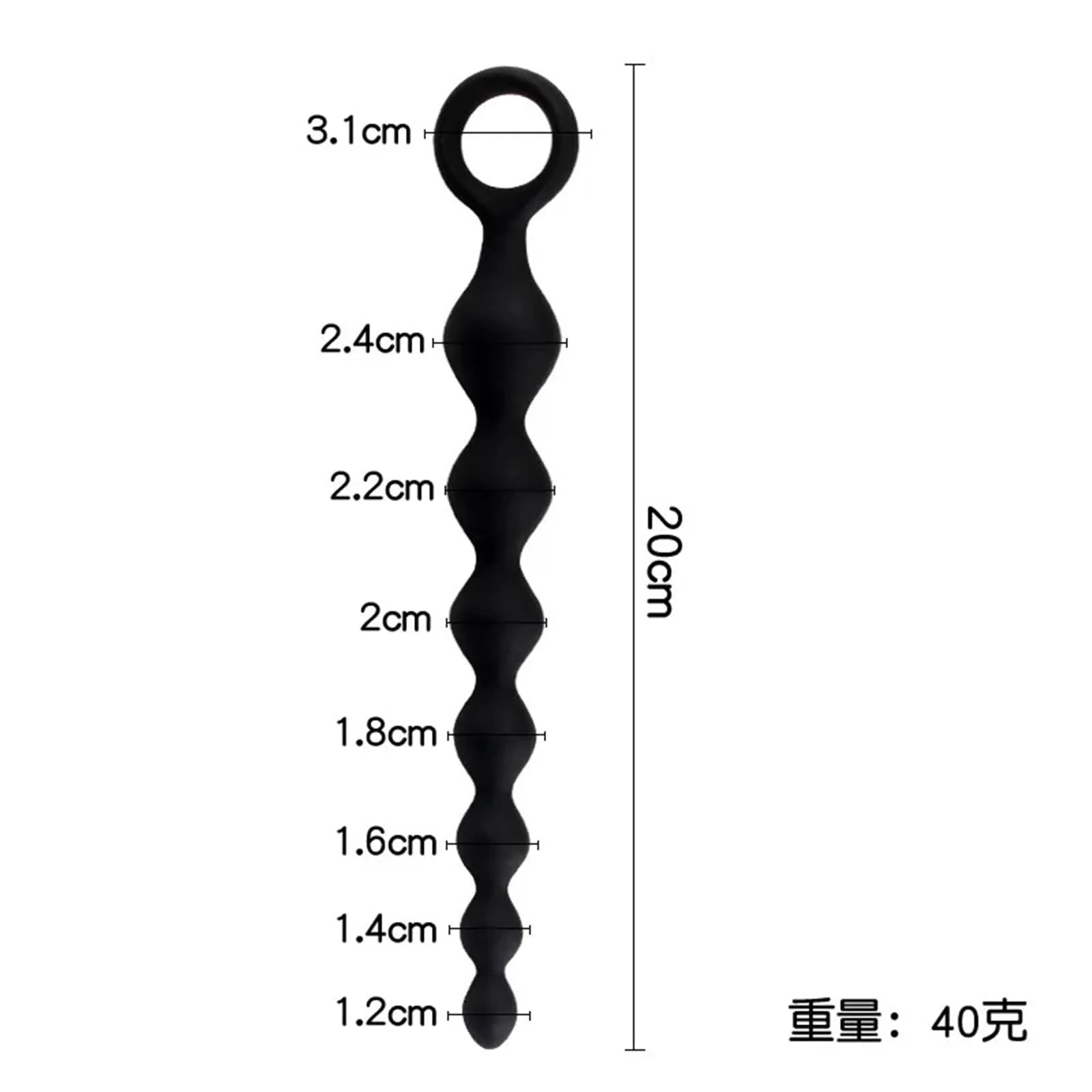 Silicone Anal Beads – Prostate & Butt Plug for Couples - Image 4