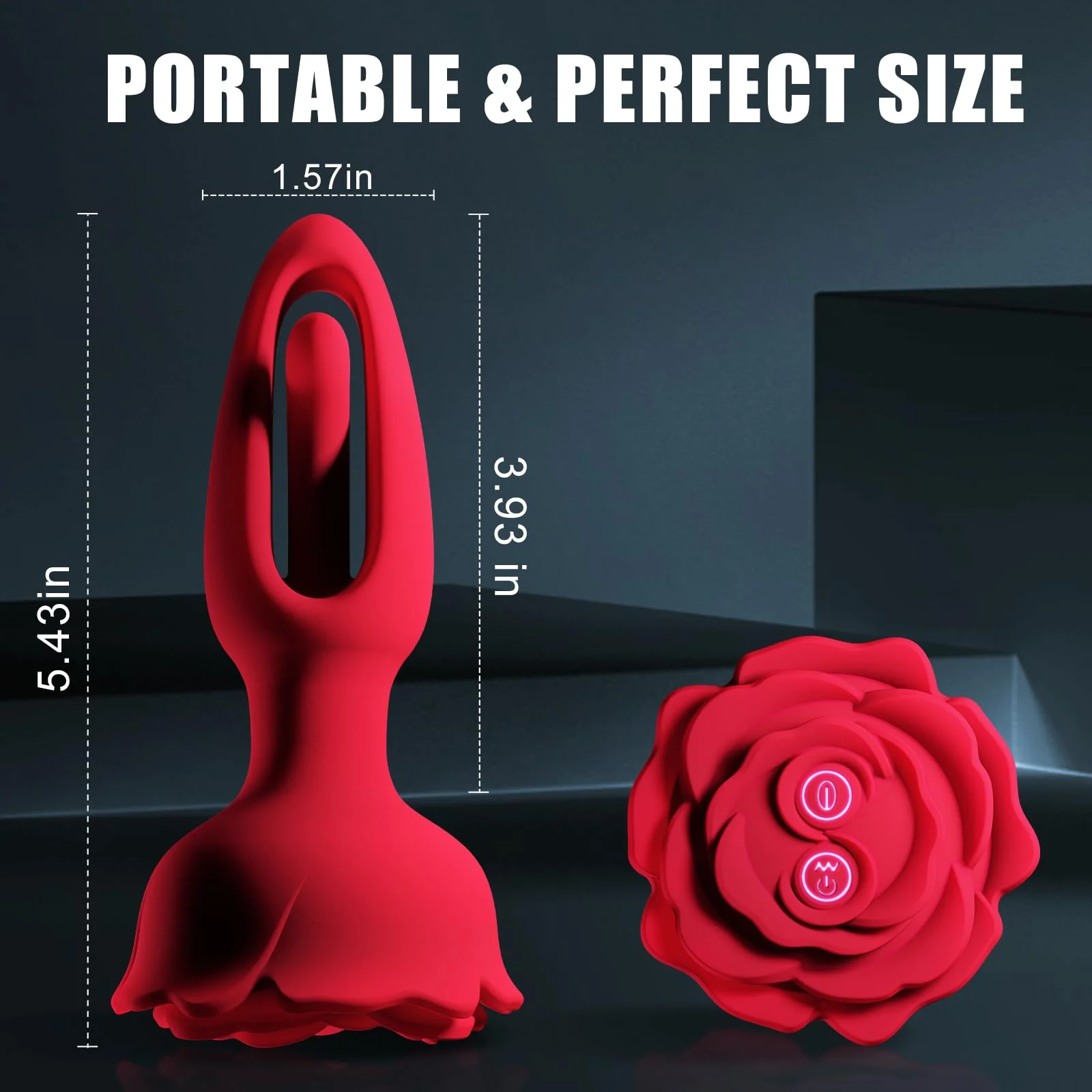 Rosebud Anal Vibrator - Flapping & Remote Controlled - Image 4