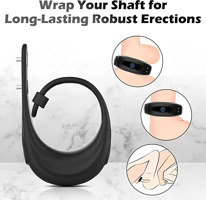 Vibrating Penis Ring with Elegance - Image 3